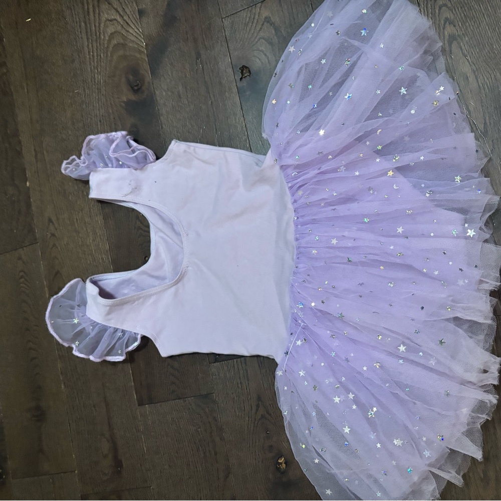 Sparkling girls dace ballet Set - light blue, dark blue Purple 4t - Picture 5 of 8